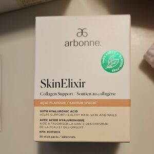 Arbonne SkinElixir Collagen Support - White and Green